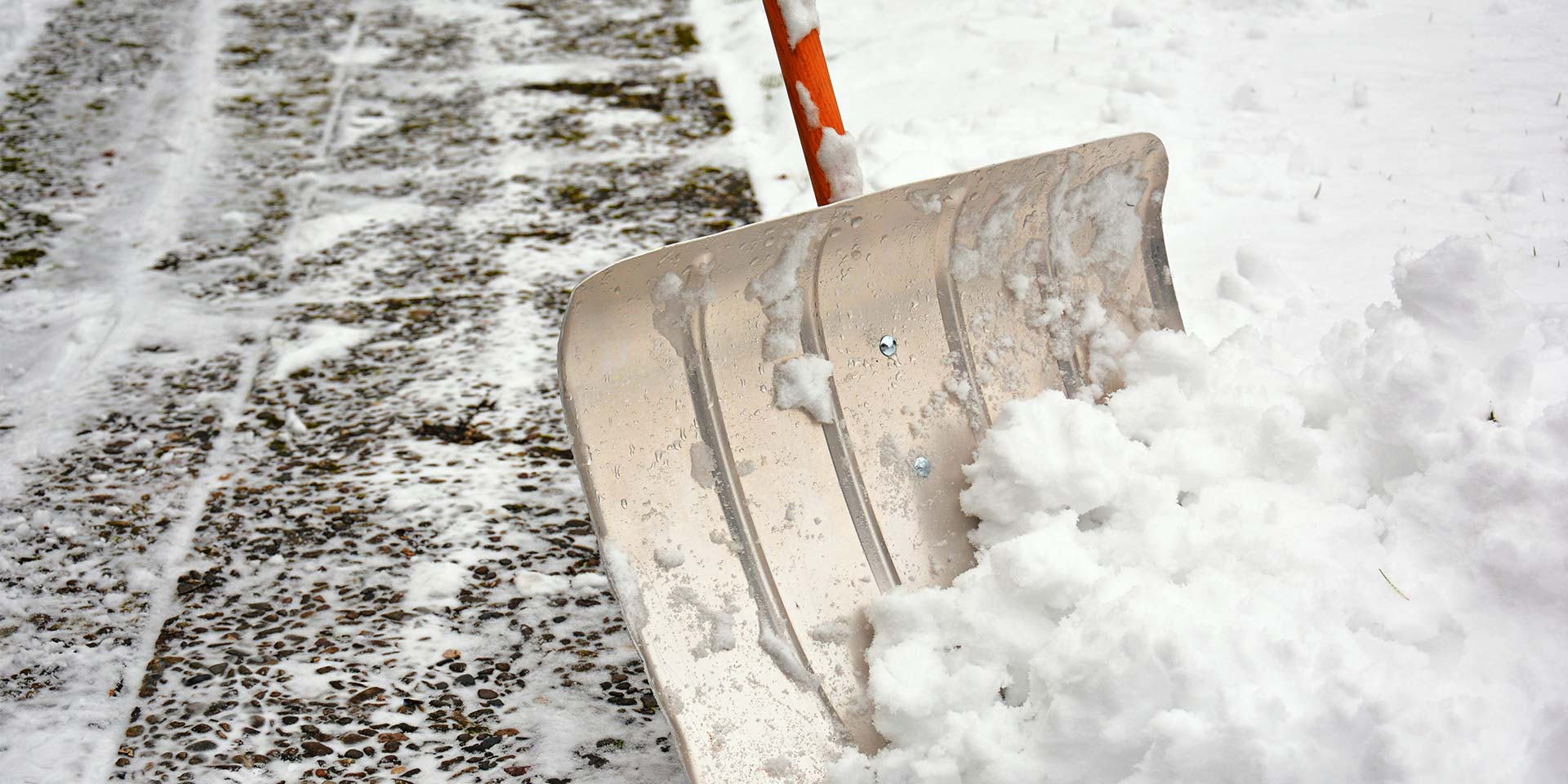 Mit einer Schneeschaufel wird der Räum- und Streupflicht nachgekommen. © Adobe Stock, Daniel Strautmann